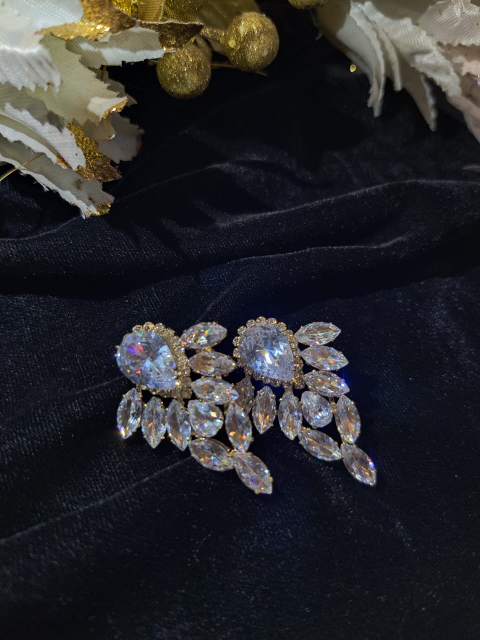 Crystal Cluster Earrings